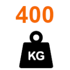 Masa bramy do 400 kg