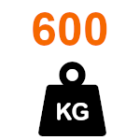 Masa bramy do 600 kg