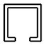 Profil C 70x70x4mm