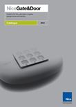 Katalog napędów i automatyki NICE 2012