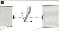 11. Przetestuj fotokomórki. W razie napotkania problemu postępuj zgodnie z procedurą diagnostyczną