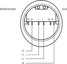 Podłączenie przełącznika kluczykowego: wejście pomocnicze i sterowanie krok po kroku Podłączenie przełącznika kluczykowego: wejście pomocnicze i sterowanie krok po kroku