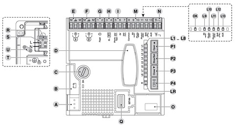 Płyta sterująca MCA2R10 centrali MC424LR10 Płyta sterująca MCA2R10 centrali MC424LR10