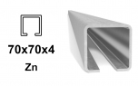Profil C 70 × 70 × 4 mm, Zn