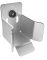 Ogranicznik dolny do profilu C 73x61x3,5